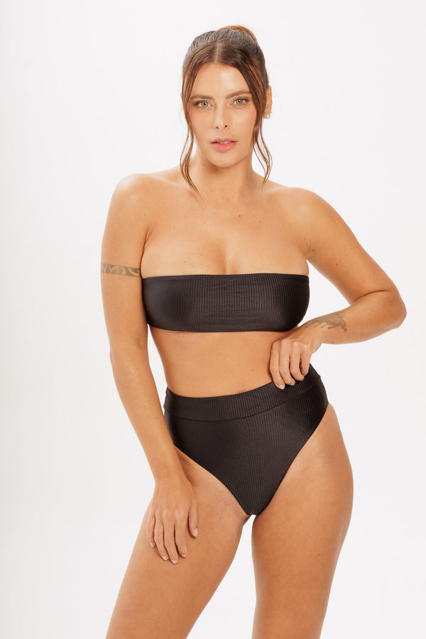 CALCINHA HOT PANT CANELADO AT NIGHT PRETO